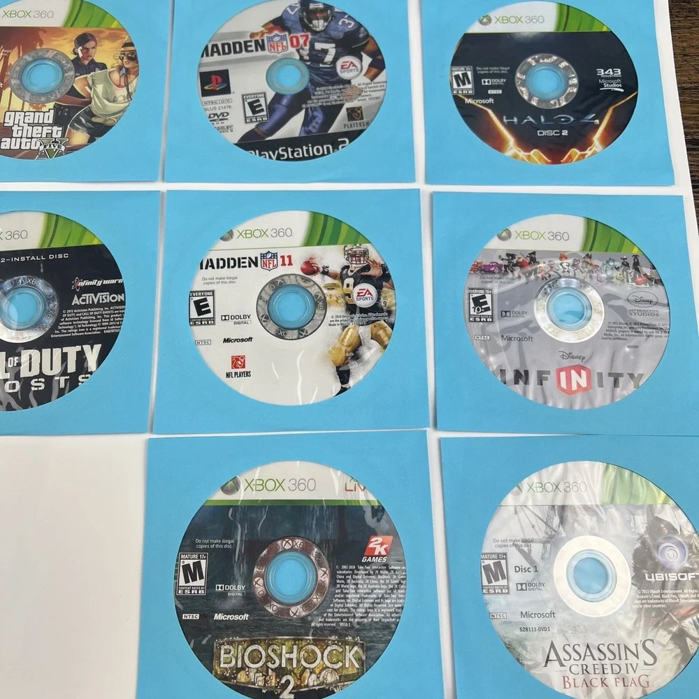 Multi Platform Loose Discs Video Game - Lot Of 50 - AS IS Untested Scratches #4